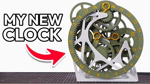 Reinventing The Clock For 3D Printing