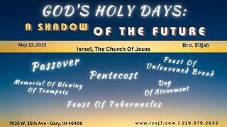 GOD’S HOLY DAYS: A SHADOW OF THE FUTURE