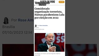 HAMAS DA PARABÉNS A LULA #shorts #noticias #news