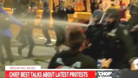 SEATTLE POLICE VIOLATE JUDGE'S ORDER USING CHEMICAL WEAPONS AND FLASH BANG GRENADES ON PROTESTERS!