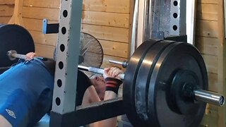 125 KGS PAUSED BENCH PRESS. NEW 1 REP MAX PR!