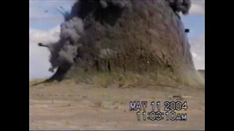 JDAM Explosion Before & After (2004)