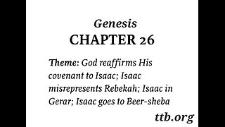 Genesis Chapter 26 (Bible Study)