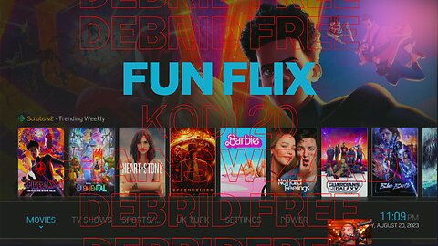 Debrid FREE Kodi Builds - FUN FLIX - Chains Wizard