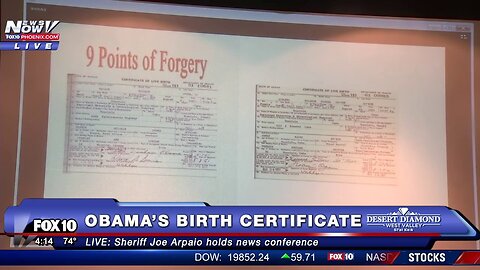 Nine Points of Forgery on Obama's Despicable Birth Certificate
