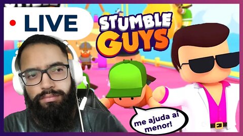 LIVE JOGANDO STUMBLE GUYS COM OS INCRITOS - ME AJUDEM! #stumbleguys #livestream