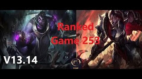 Ranked Game 253 Dr Mundo Vs Daruis Top League Of Legends V13.14