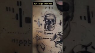 Stunning Tattoo by Tiago Vicente #shorts #tattoos #inked #youtubeshorts