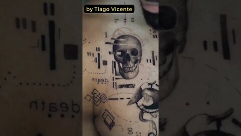 Stunning Tattoo by Tiago Vicente #shorts #tattoos #inked #youtubeshorts