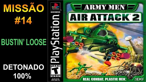 [PS1] - Army Men: Air Attack 2 - [Missão 14 - Bustin' Loose] - Detonado 100% - 1440p