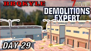 Warehouse Warfare (7 Days to Die - Demolitions Expert: Day 29)