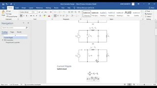 Buck converter design theory