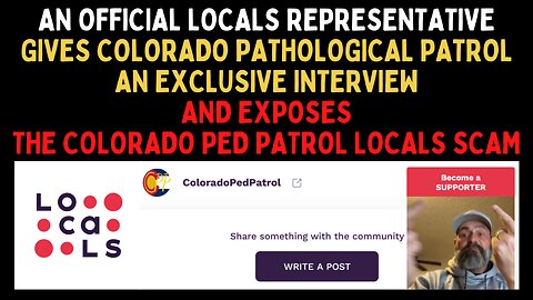 COLORADO PED PATROL LIES ABOUT SCAMMING PEOPLE OUT OF THEIR MONEY ON LOCALS