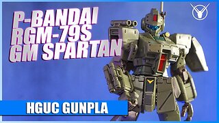 P-Bandai HGUC RGM-79S GM Spartan [Gunpla Review]