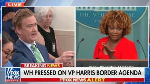 'You Control the Briefing Room, Not Peter': Newsmax Reporter Clashes with Karine Jean-Pierre Amid Marathon Grilling by Fox News Correspondent