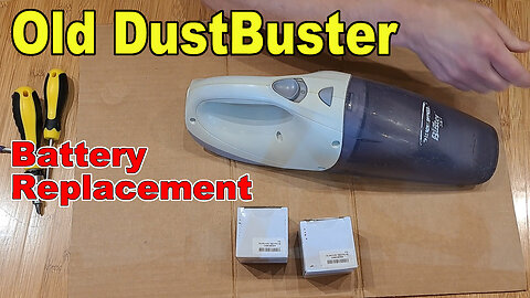 Dust Buster Battery change