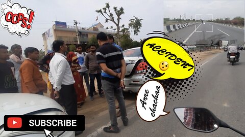 ROAD RAGE// ACCIDENT 😯😯// SIKAR VLOG// car wale ne kya kr diya