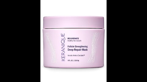 Keranique Hair Mask: Deep Repair & Hydration for Dry, Damaged Hair -