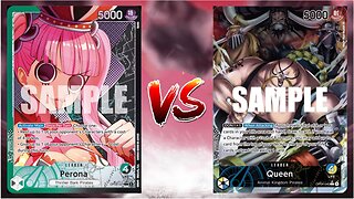 One Piece TCG Perona VS Queen!!