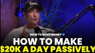 Luke Belmar on How to Generate $100 000 a Day Passive Income🤑MUST WATCH