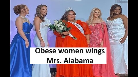 Morbidly obese women wins beauty pageant