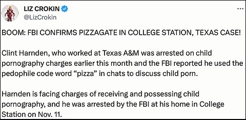 Le FBI commence à arrêter des journalistes liés au réseau pédophile de Pizzagate