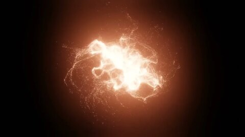 Particle cloud animation