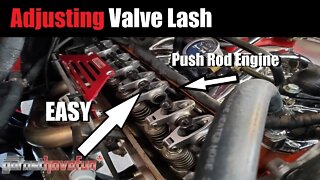 Setting Valve Lash / Adjustment on Hydraulic Lifters in a Push Rod Engine (Easy Way) | AnthonyJ350