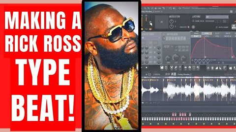 Making a RICK ROSS Type Beat With RANDOM SOUNDS | Spin The Wheel