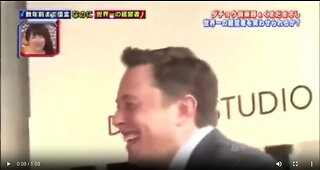 Elon Musk in a Japanese game show in 2014