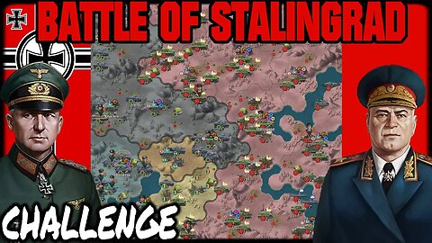 CHALLENGE MODE BATTLE OF STALINGRAD! Updated World Conqueror 4