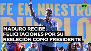 Maduro recibe felicitaciones de líderes mundiales con América Latina dividida sobre el resultado