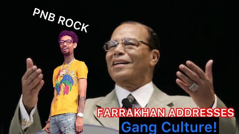 Pnb Rock - Farrakhan addresses gang culture! #RizzaIslam #Pnbrock #Farrakhan