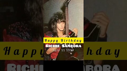 HBD Richie Sambora #rockband #rockstory #musicchannel #musicnews #musichistory #guitarist