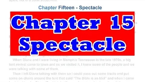 Chapter 15 Spectacle