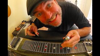 Stainless Steel Part #2 by Lloyd Green. Pedal steel lesson.