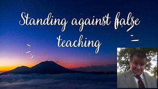 Standing against False Teachers in Christinanity