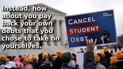 Entitled Middle Aged Democrats Vow to Stop Repayment on Student Loans When Biden’s Pause Ends