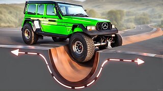 Cars vs Upside Down Speed Bumps ▶️ BeamNG Drive