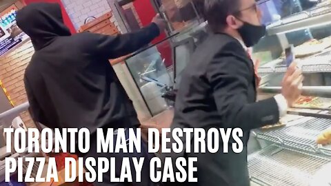 Toronto Toronto Man Destroys A Pizza Display Because A Shopper Reportedly Wasn't In A Mask