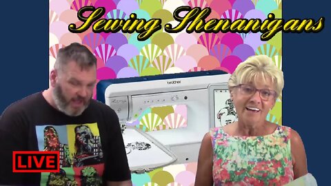 Becky Talks About The Brother Luminaire Update! Sewing Shenanigans Live!