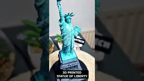 Statue of Liberty 3D Printed #shorts #ladyliberty #3dprinted