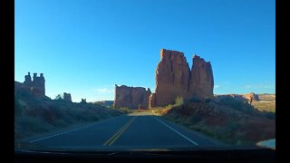 4K - Arches National Park, UT - Drive Thru in TimeWarp - GoPro 8