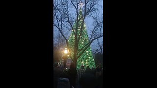 Christmas tree lighting Ceremony at Silver Dollar City