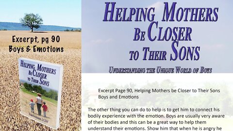 Excerpt - Helping Mothers be Closer to Their Sons - Helping Boys Navigate Their Emotions