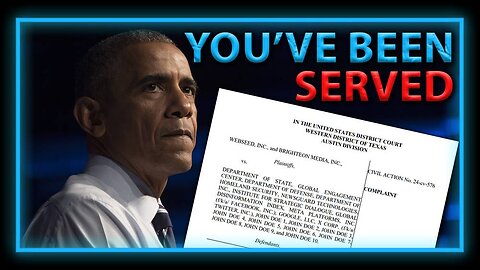 BREAKING: Major Lawsuit Filed Against Obama Deep State Censorship System