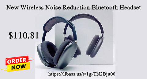 New Wireless Noise Reduction Bluetooth Headset