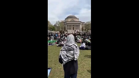 Columbia University - We don't want 2 states. We want ALL OF IT! (No Israel, only Palesine). Lovely.