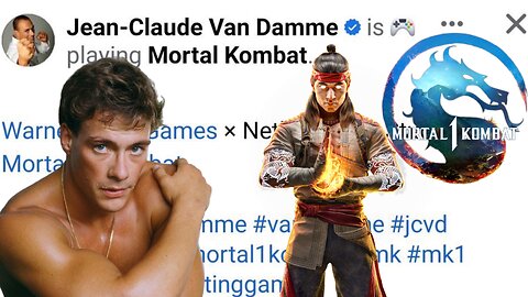 Mortal Kombat 1 Jean Claude Van Dam Teases He’s Playing MK1 & PlayStation Showcase Big Reveal