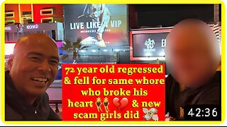 72 year old relapsed & fell for same wh0re who broke his heart👯‍♀️💔& new scam girls did to us💸